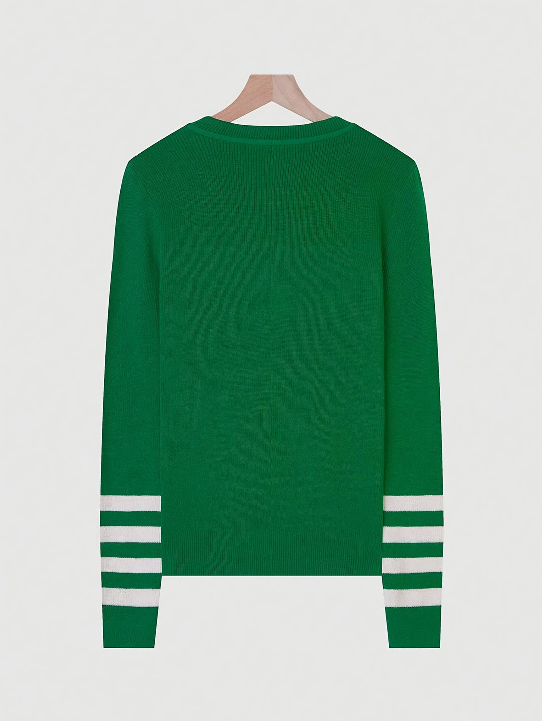 Harper | Striped Sleeve Sweater