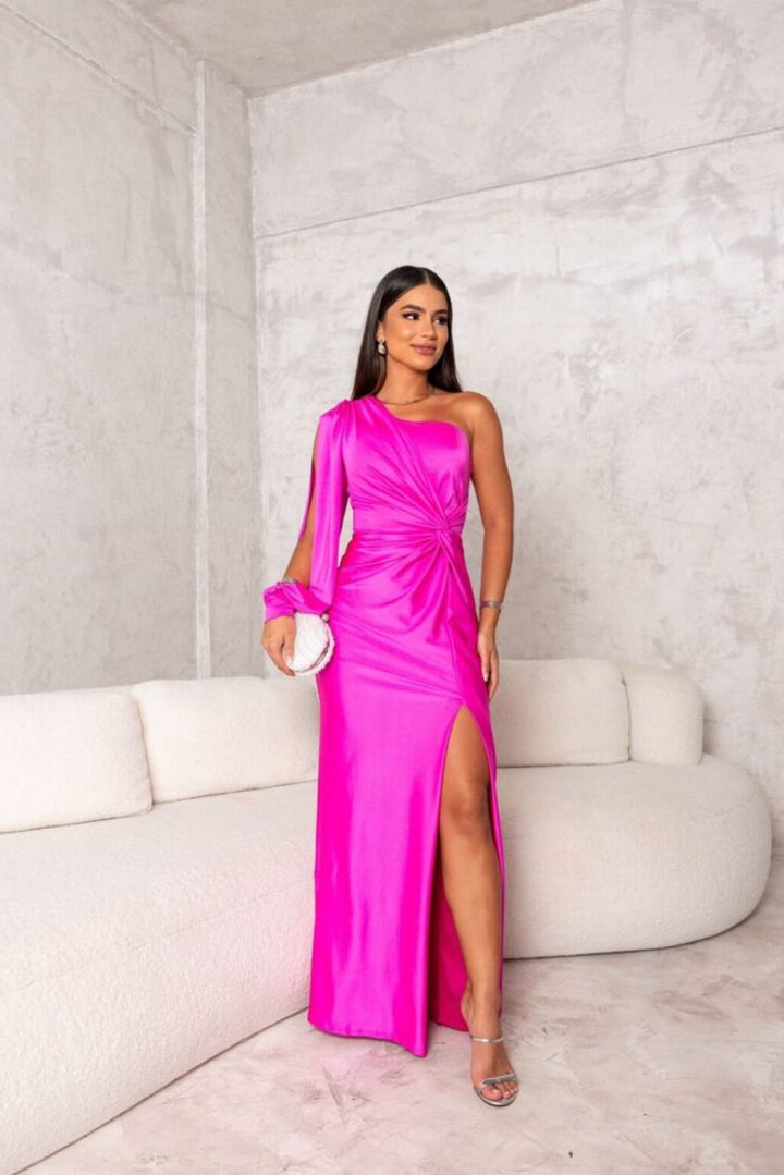 Rebecca | One-Shoulder  Maxi Dress