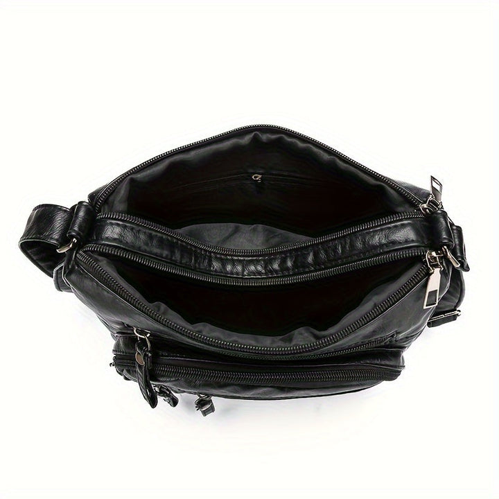 Vera | Multi Zipper Crossbody Bag