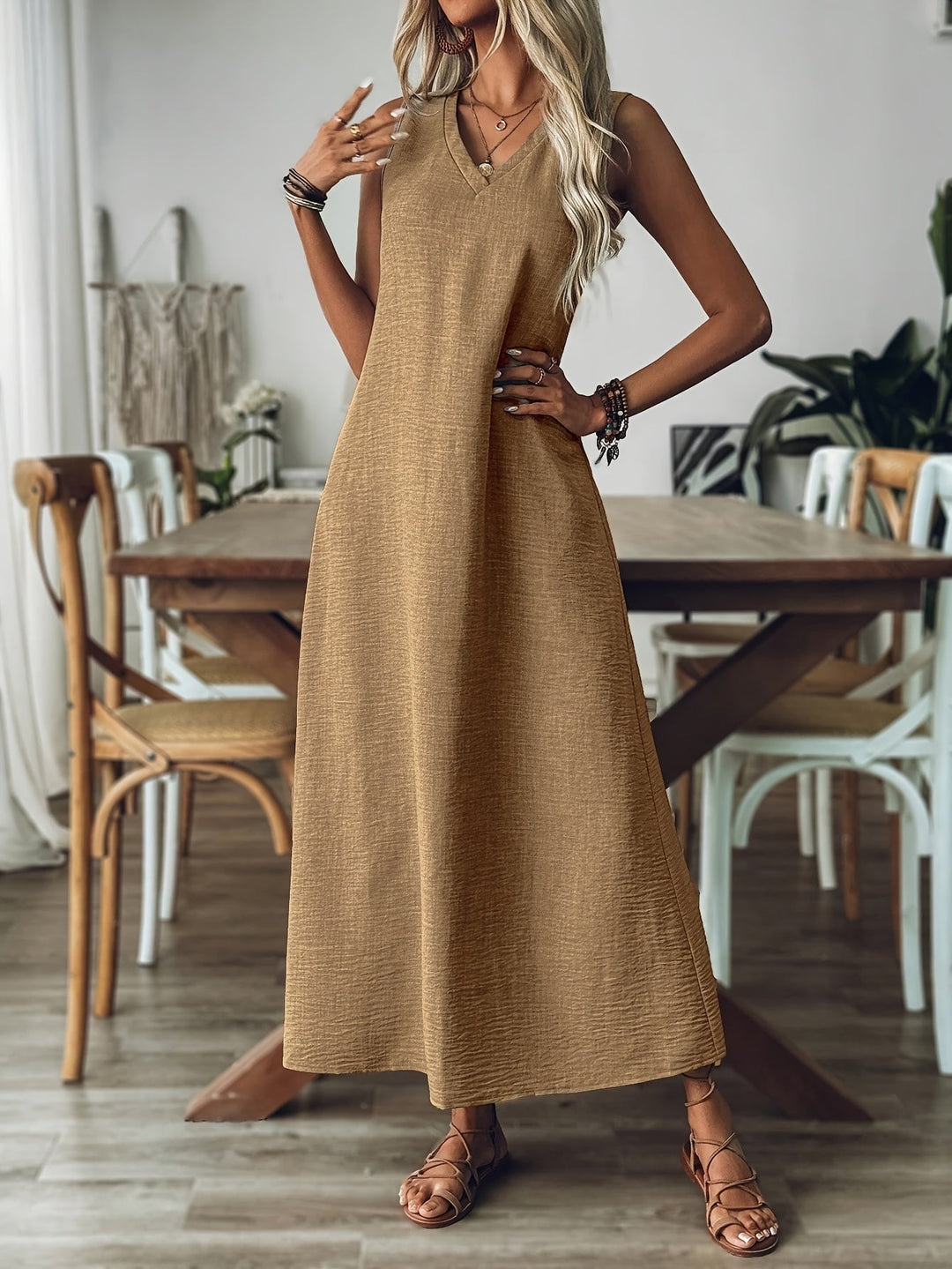 Clara | Sleeveless Maxi Dress