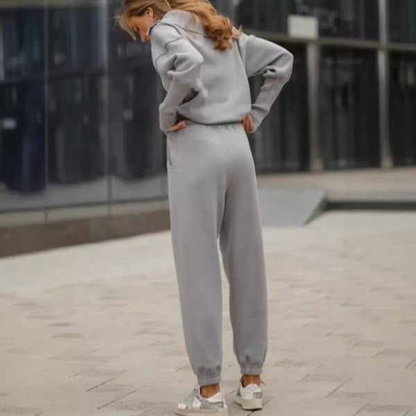 Zaylee | Modern Zip-Up Sweater & Joggers Set