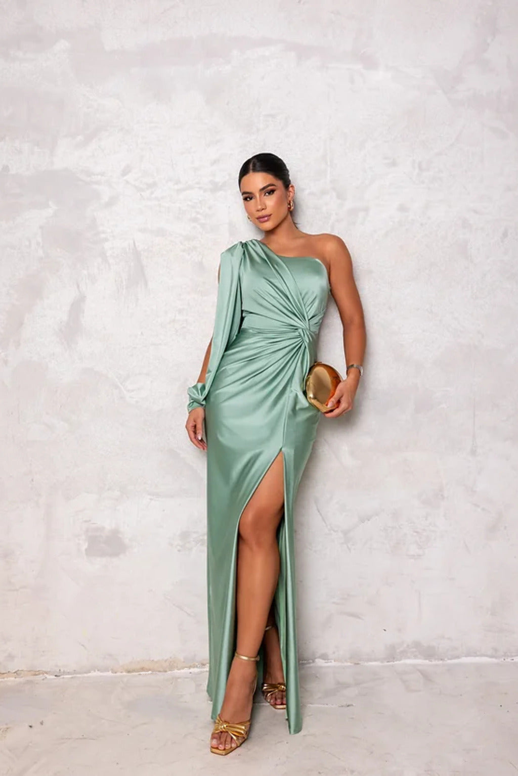 Rebecca | One-Shoulder  Maxi Dress