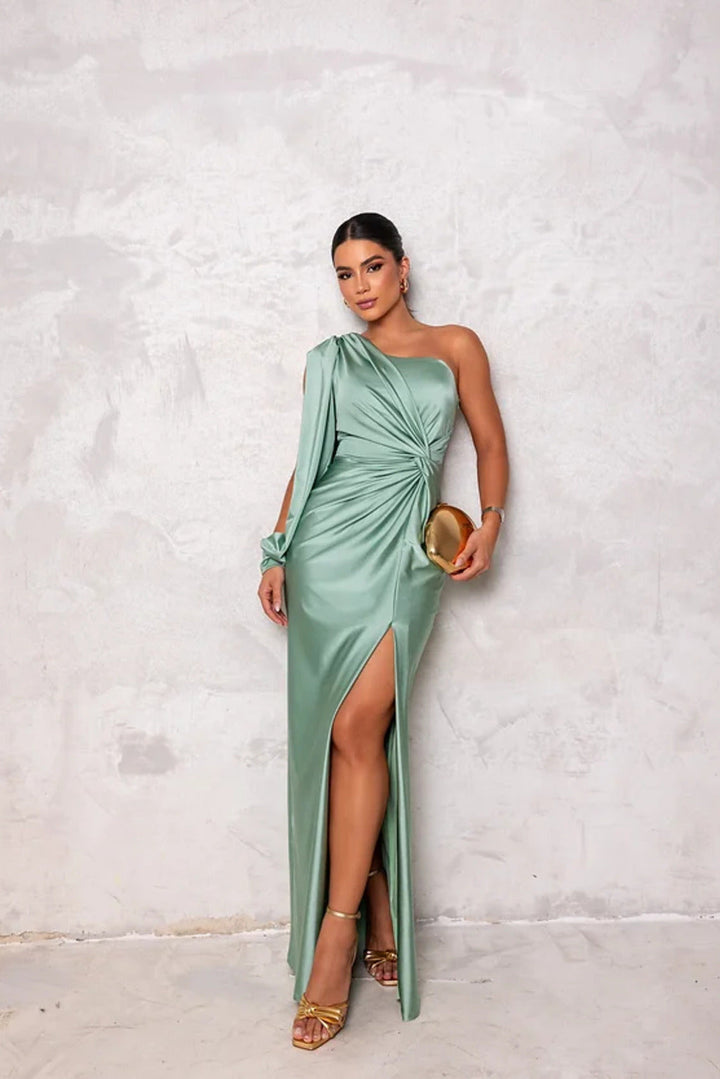 Rebecca | One-Shoulder  Maxi Dress