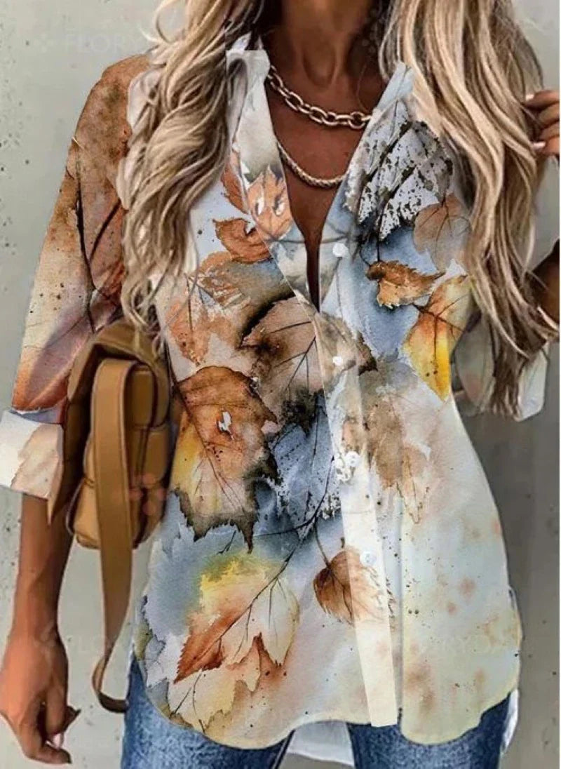 Sophia | Artistic Button Blouse