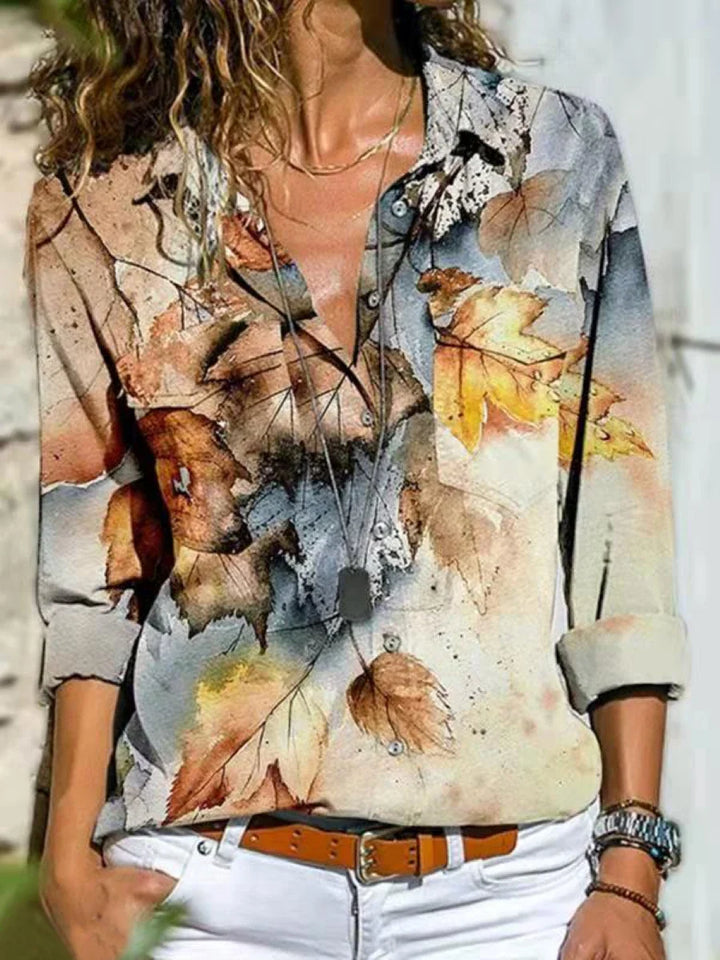 Sophia | Artistic Button Blouse