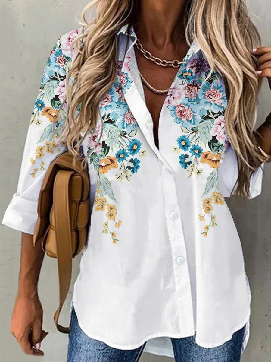 Sophia | Artistic Button Blouse