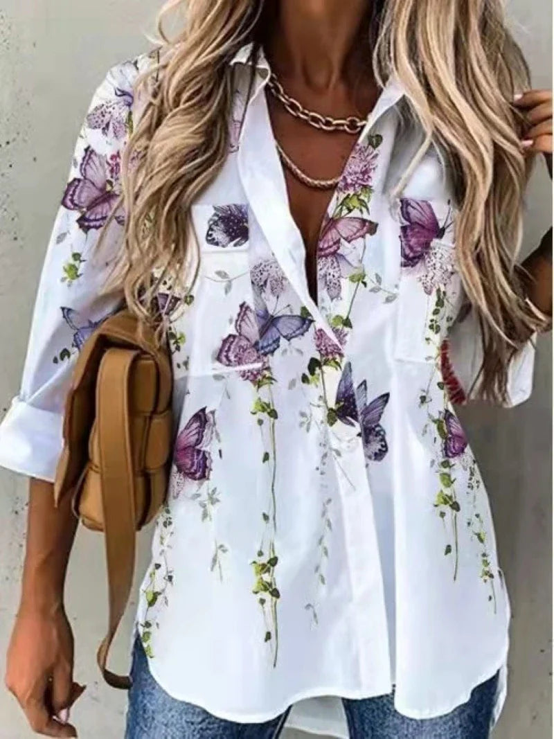 Sophia | Artistic Button Blouse
