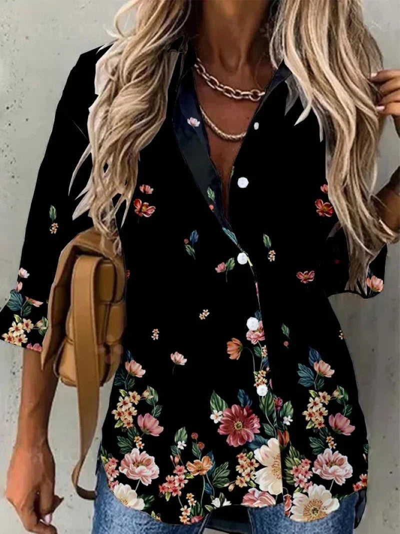 Sophia | Artistic Button Blouse
