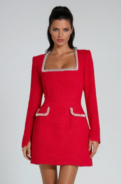 Jolene | Squared Mini Dress