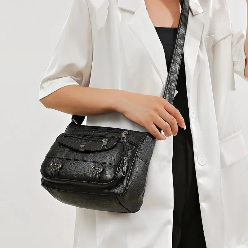 Elanor | Retro Multi Pockets Crossbody Bag