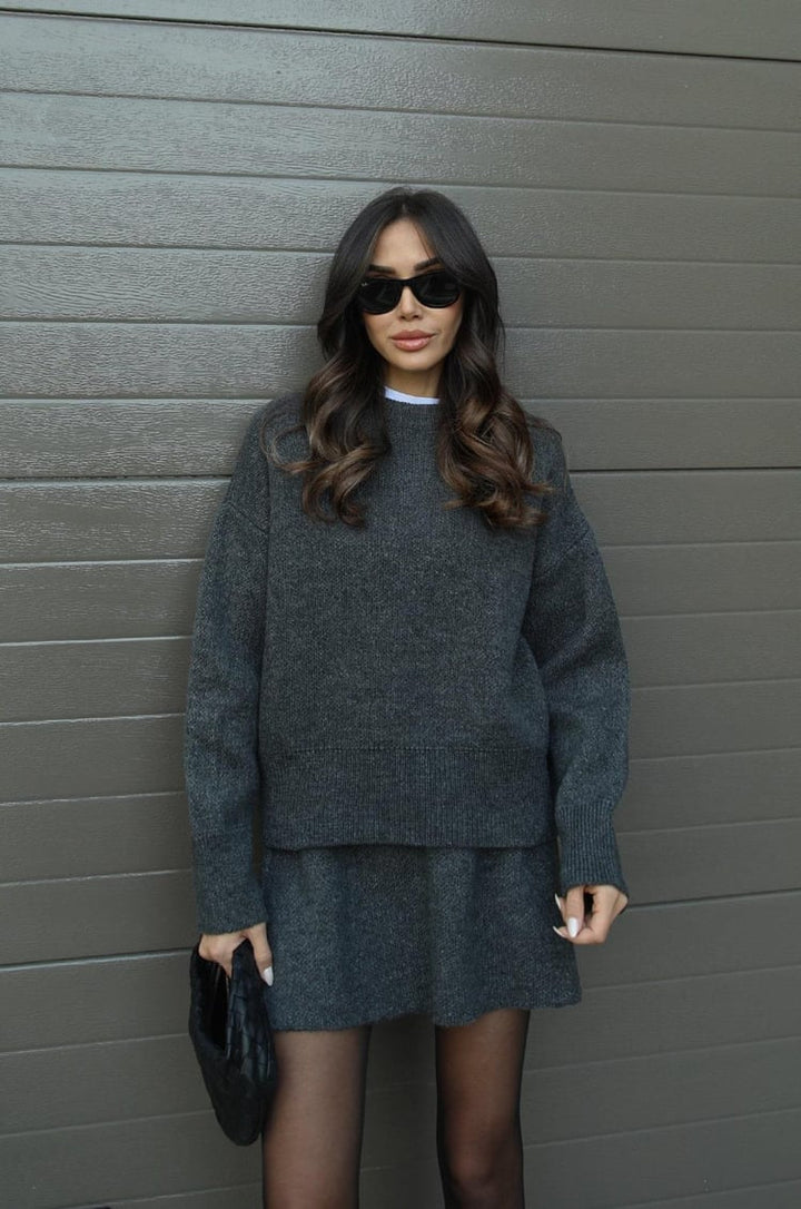 Abby | Stylish Skirt Suit (Top + Skirt)