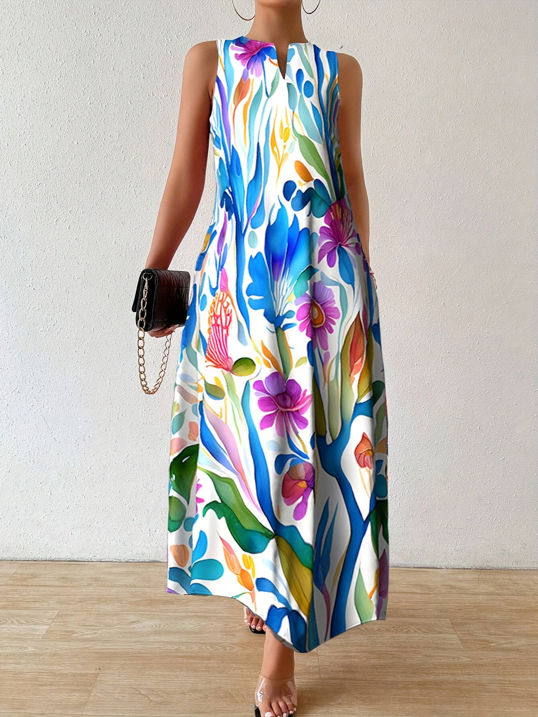 Ariana | Blooming Print Maxi Dress