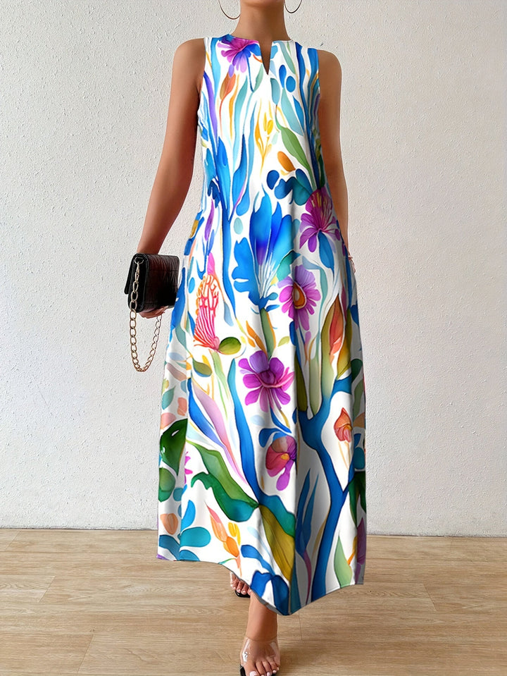 Ariana | Blooming Print Maxi Dress