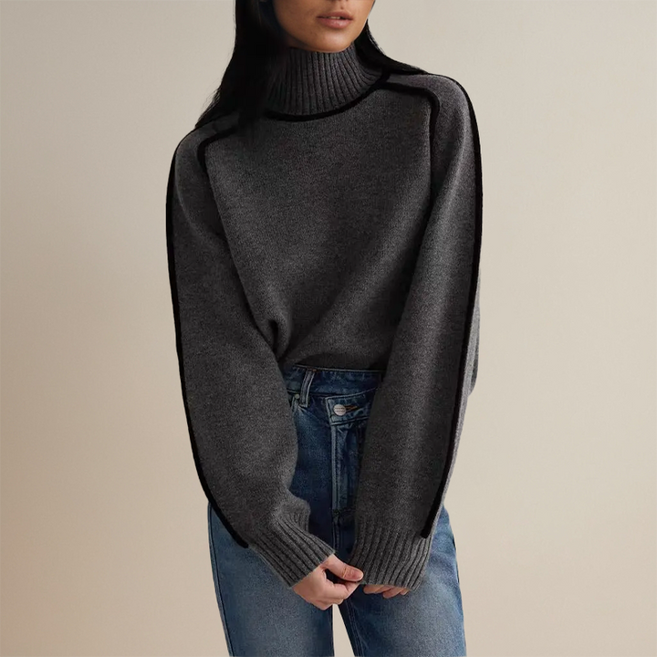 Adela | Overzied Couture Turtleneck Sweater