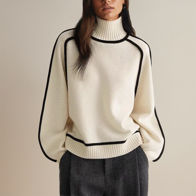 Adela | Overzied Couture Turtleneck Sweater