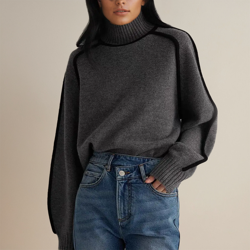 Adela | Overzied Couture Turtleneck Sweater