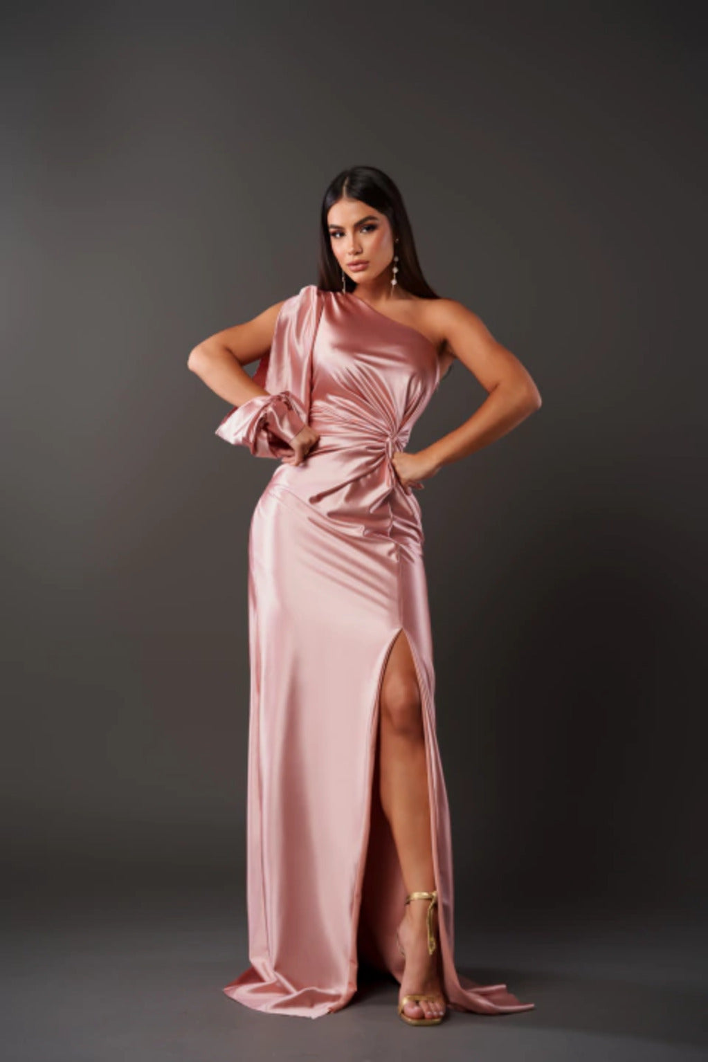 Rebecca | One-Shoulder  Maxi Dress